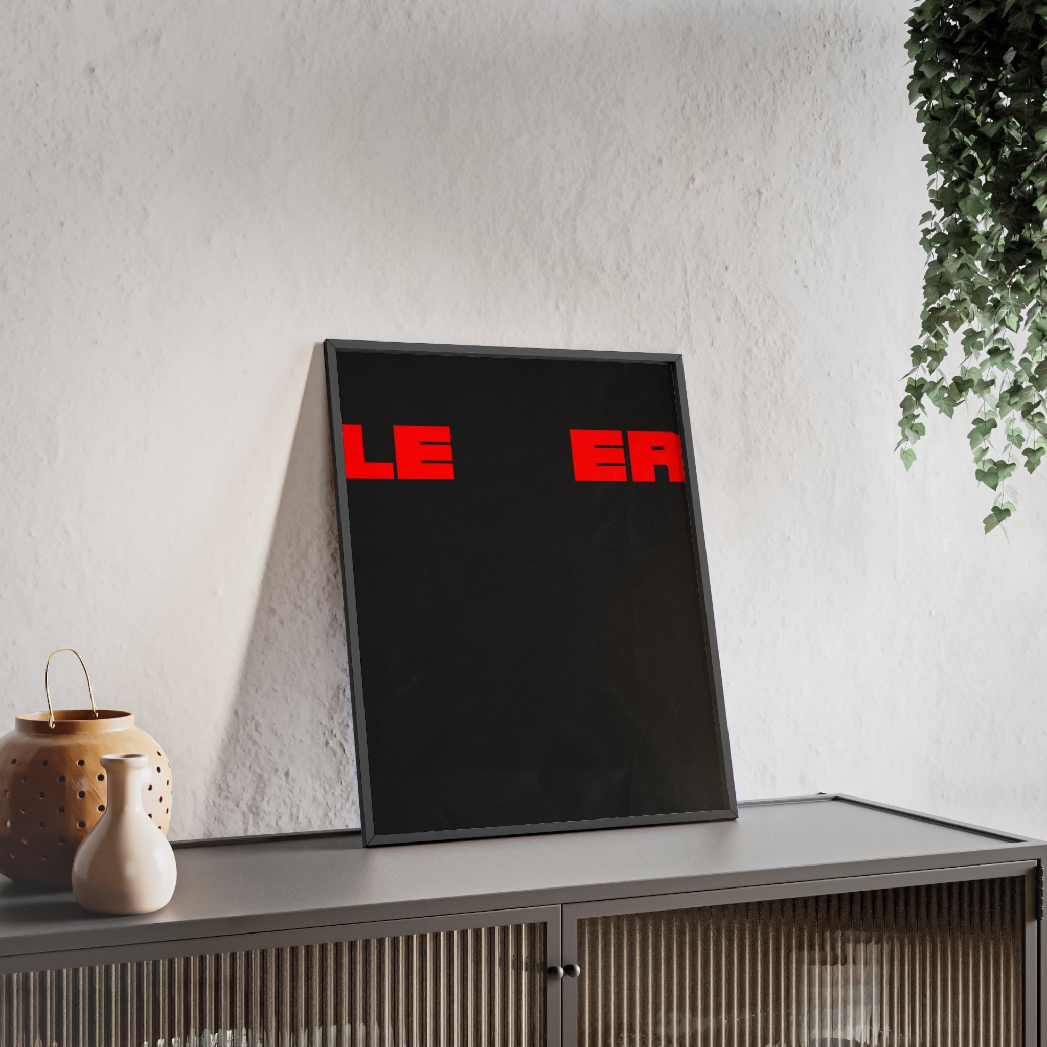 Minimalist 'LEER' Poster